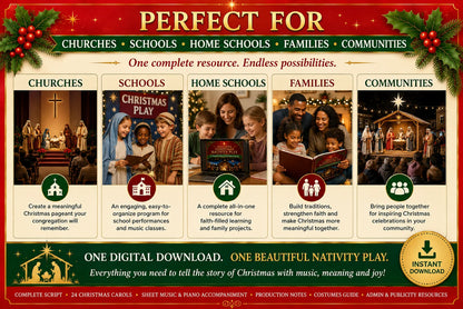 AUGUSTINE CHRISTMAS NATIVITY PLAY KIT — DIGITAL VERSION