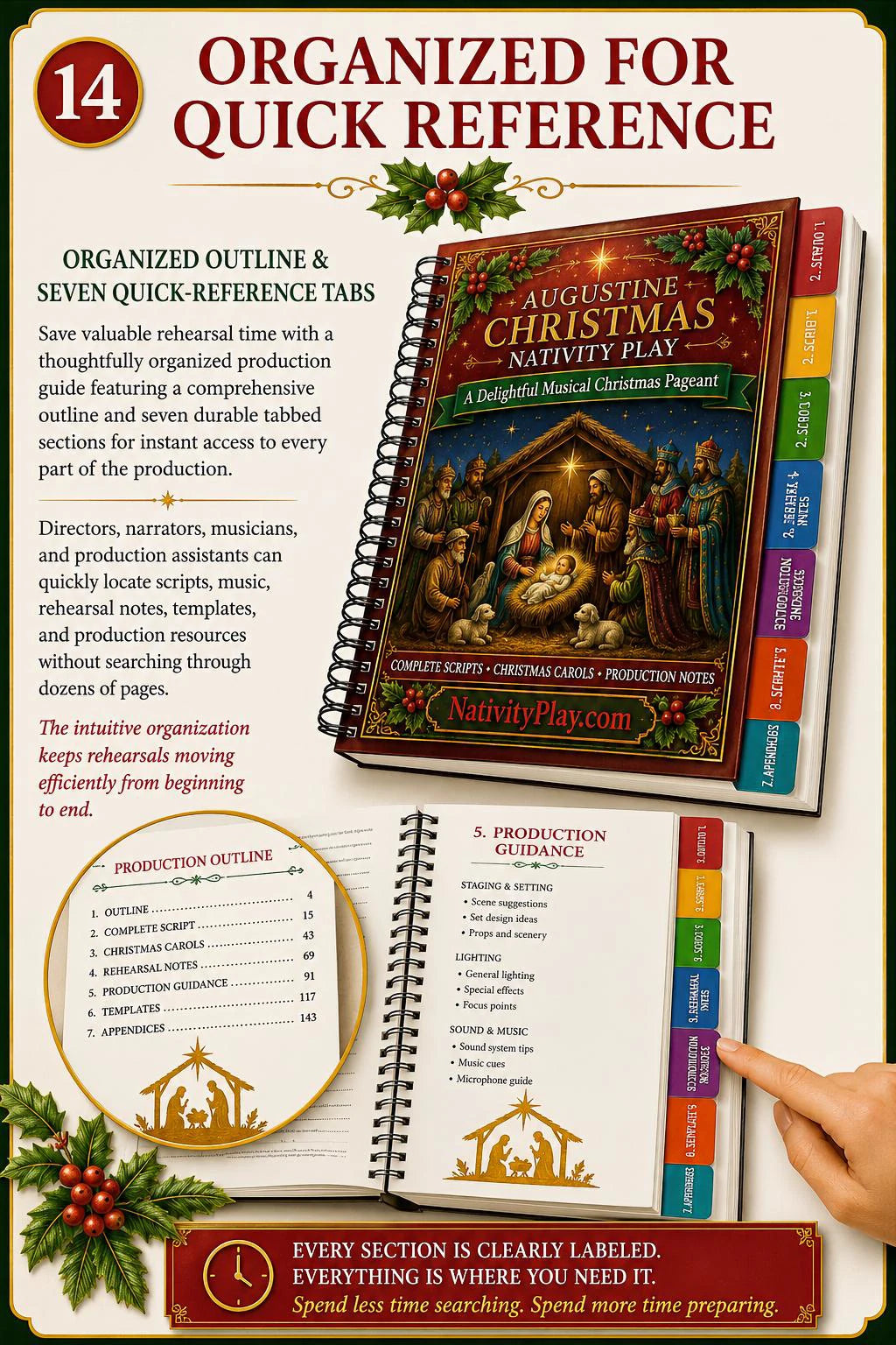 AUGUSTINE CHRISTMAS NATIVITY PLAY KIT — PHYSICAL VERSION