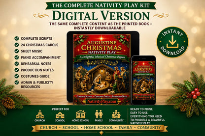 AUGUSTINE CHRISTMAS NATIVITY PLAY KIT — DIGITAL VERSION