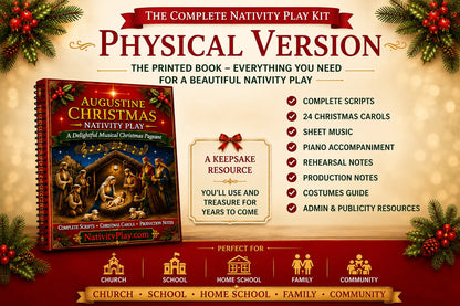AUGUSTINE CHRISTMAS NATIVITY PLAY KIT – PHYSICAL VERSION