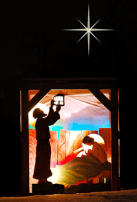 star nativity scene